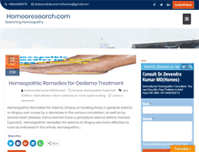 Tablet Screenshot of homeoresearch.com